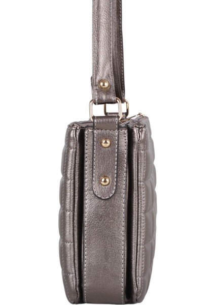 1073 Kurşun Bayan Çapraz 3 Gözlü Omuz Çantası fırsatları