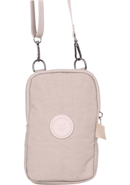 Klinkır Kumaş Telefonluklu Çanta Bej fiyatları