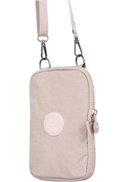 Klinkır Kumaş Telefonluklu Çanta Bej fırsatları