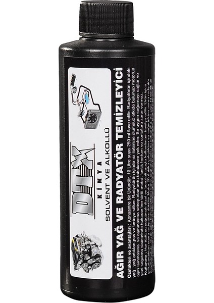 Alkollü Ağır Yağ ve Radyatör Temizleme Sıvısı 250 ML