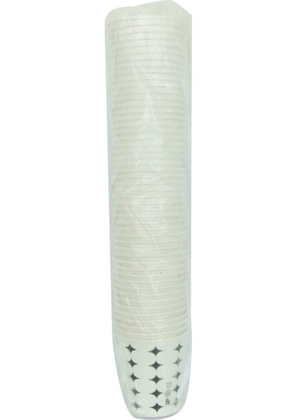 Karton Bardak 7 Oz Kullan At Çay Kahve Sıcak Kağıt Otomat Bardağı 50 Li 1 Paket