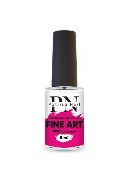 Sulu Boya Fine Art A3, Akvarel Damla Pembe 8 ml