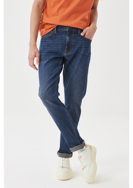 Luke Slim Fit Düşük Bel Denim Esnek Jean Kot Pantolon