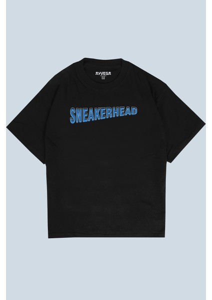 Sneakerhead Siyah Oversize  T-Shirt