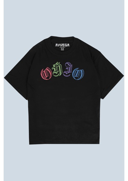 Ohio Siyah Oversize T-Shirt