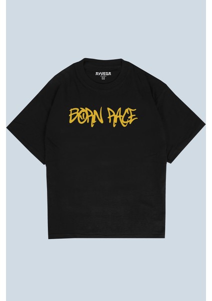 Born Race Siyah Oversize T-Shirt fiyatları