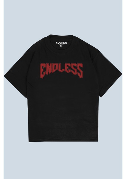 Endless Siyah Oversize T-Shirt fiyatları