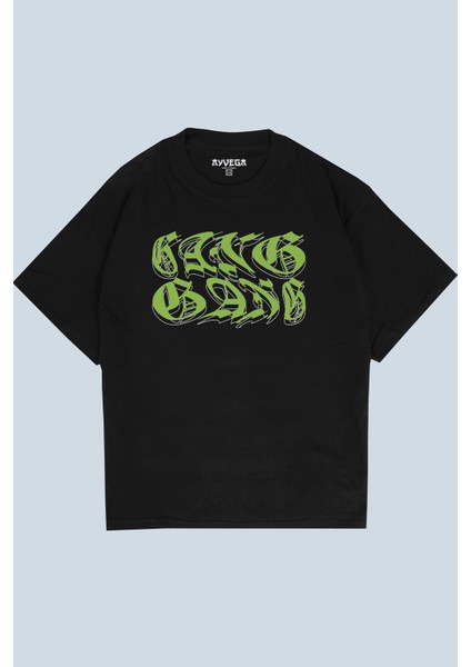 Gang Bang Siyah Oversize T-Shirt fiyatları