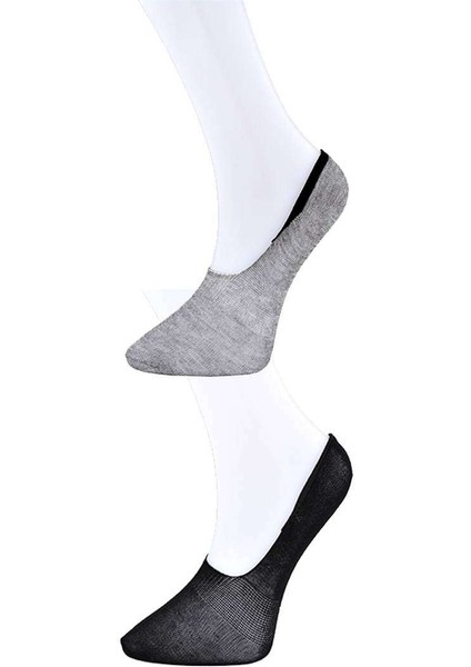 Siyah ve Gri Kadın Babet Çorap 3 Çift fiyatları