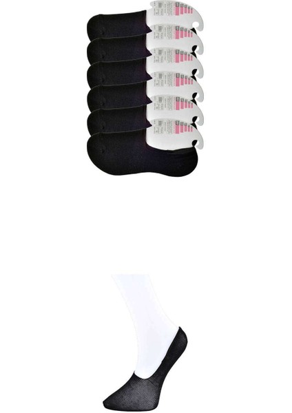 Siyah Kadın Babet Çorap 6 Çift