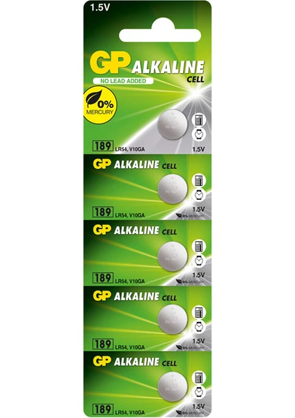 Gp 189 LR54 (Ag-10) Pil 5'li Paket 661081