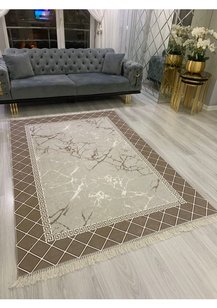 Dijital Baskı Yıkanabilir Kaymaz Taban Halı Ince Yazlık Dekoratif Salon ve Oturma Odası Halısı fiyatları