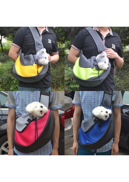 Taşınabilir Köpek Kedi Pet Sling Taşıyıcı Çanta Örgü Seyahat Çantası, Açılmamış Boyutu: 45 x 13 x 28 cm - Mavi (Yurt Dışından) modelleri