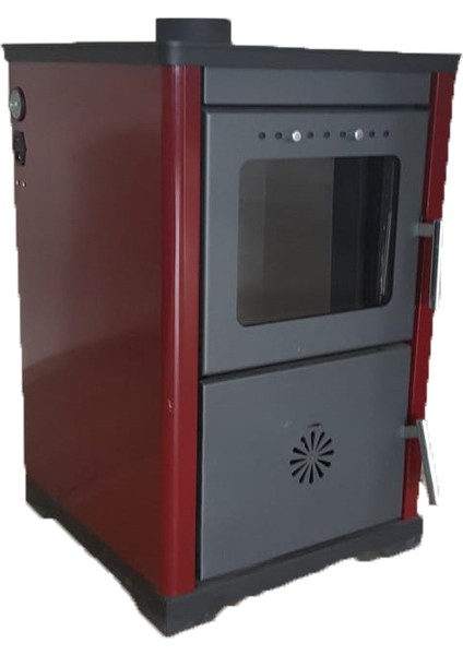 Vera Sulu Dk-25 Kuzineli Lotus Vera Toros Fırınsız Katı Yakıtlı Kaloriferli Soba Dorello