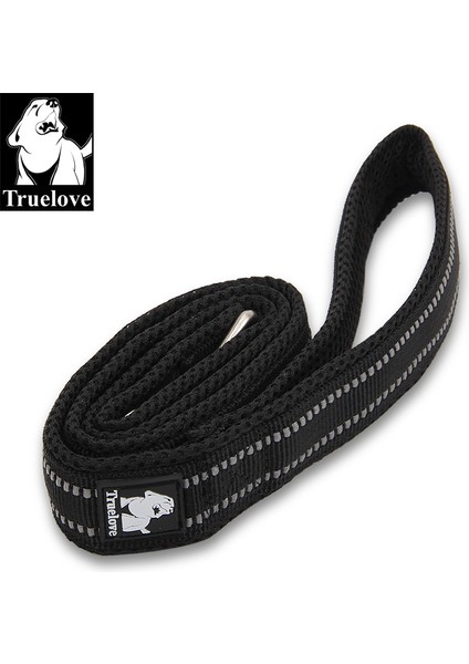 Truelove Premium Köpek Tasması 3m Yansıtıcı 2m - Siyah (Yurt Dışından)