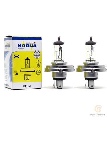 Ampul H4 12V 60/55W P45T Tablalı - 2 Adet