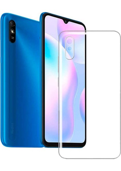 Xiaomi Redmi 9A Kılıf Kamera Korumalı Silikon Şeffaf Arka Kapak