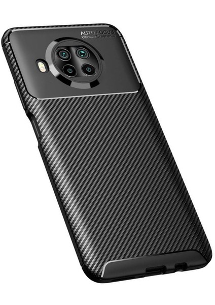 Xiaomi Mi 10T Lite Kılıf Focus Carbon Desen Silikon Arka Kapak