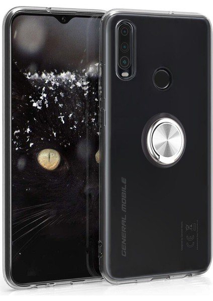 General Mobile Gm 10 Kılıf Gross Ring Şeffaf Arka Kapak