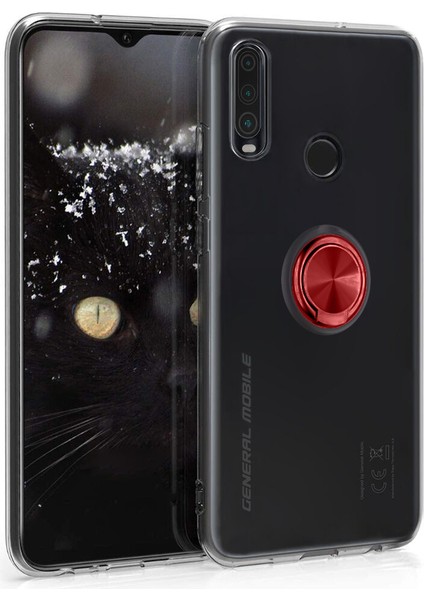 General Mobile Gm 10 Kılıf Gross Ring Şeffaf Arka Kapak