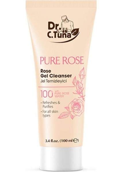 Dr. C. Tuna Pure Rose Jel Temizleyici 100 ml