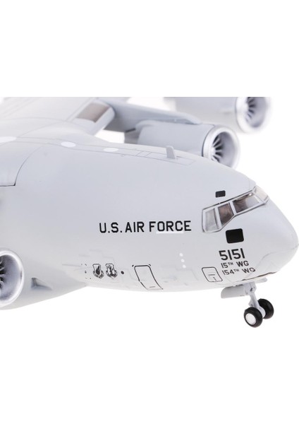 1: 200 C-17 Taşıma Uçağı Diecast Alaşım Helikopter Uçak Modeli Hediye (Yurt Dışından)