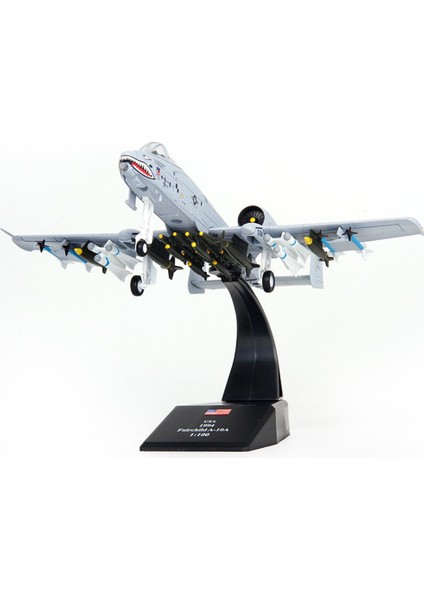 1/100 Diecast Alaşım Gerçekçi A-10 Attack Plane Uçak Modeli (Yurt Dışından)