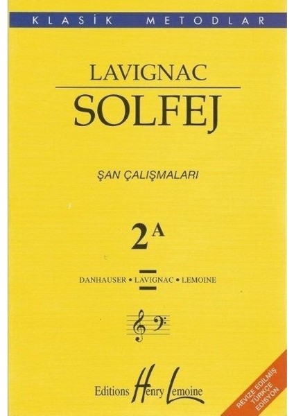 030-PMEM3850 Lavignac Klasik Metodlar Solfej 2A