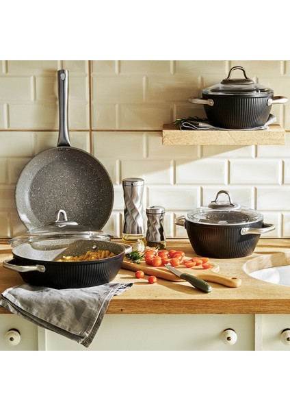 Sansa Granit Wok Tava 28 cm