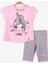 Breeze Kız Bebek Kapri Taytlı Takım Baskılı Pudra (2 Yaş) 1