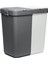 Duo Laundry Antrasit / Beyaz Çamaşır Sepeti - 80 lt 2