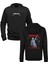 Metallica Baskılı Siyah Ön Arka Baskılı Çocuk Sweatshirt 1