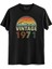 Vintage 1971 Eskitme Siyah Tshirt 1