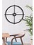 Nuvola Metal Siyah Duvar Saati 50X50Cm Mds-50 2