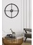 Nuvola Metal Siyah Duvar Saati 50X50Cm Mds-50 3
