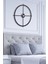 Nuvola Metal Siyah Duvar Saati 50X50Cm Mds-50 4