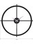 Nuvola Metal Siyah Duvar Saati 50X50Cm Mds-50 6