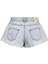 Onlchıara Wave Raw Bayan Kot Shorts Açık Mavi 2