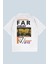 Far Away Beyaz Oversize T-Shirt 1