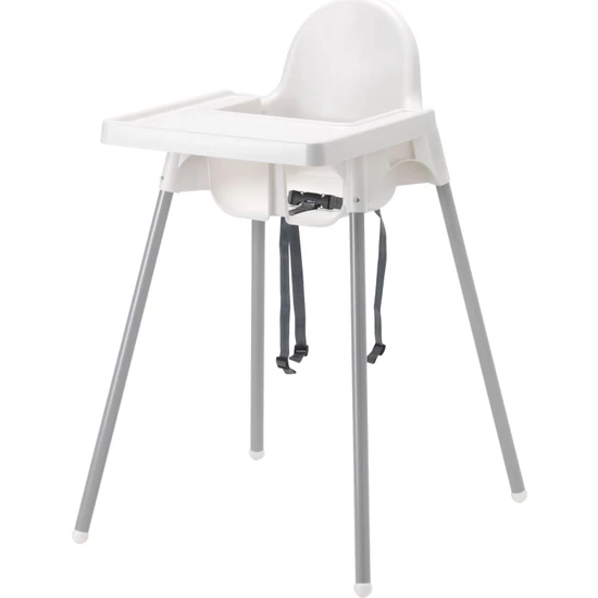 IKEA Antilop Mama Sandalyesi - Tepsili- Beyaz- Unisex