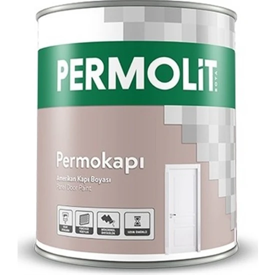 Permolit Panel Kapı Boyası 2,5 Lt Beyaz Permolit Permokapı