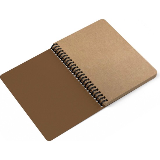 Astak Kaka Baskılı Ahşap Kapaklı Defter 15 x 20 cm DFT4582 Fiyatı