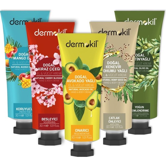 Dermokil Krem 5'li Set 30 ml Fiyatı - Taksit Seçenekleri