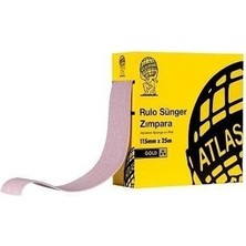 Atlas Rulo Sünger Zımpara 115MM 25 mt