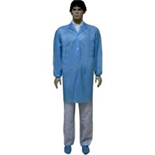 Mege 150 Adet - Tek Kullanımlık Ziyaretçi Önlüğü Mavi 30 Gr