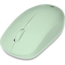 Preo M19 Ergonomik Pastel Kablosuz Sessiz Mouse Yeşil