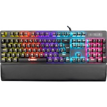 Everest Kb-Gx7 Bluesky 21 Işık Efektli Red Swıtch Bilek Destekli Mekanik Gaming