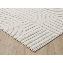 Venucci Home & Living Quincey Bukleli Yumuşak Peluş Post Shaggy Krem Çocuk Odası Oturma Odası Salon Mutfak Halısı