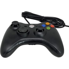 Yues Xbox 360 Gamepad Oyun Kolu Kablolu Joystick (Xbox 360 ve Pc Uyumlu)