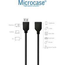 Microcase Hızlı USB 2.0 Uzatma Kablosu Dişi-Erkek Adaptör - 75 cm AL2855